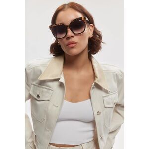 Quay Australia | Tortoiseshell It’s My Way 53mm Gradient Cat Eye Sunglasses